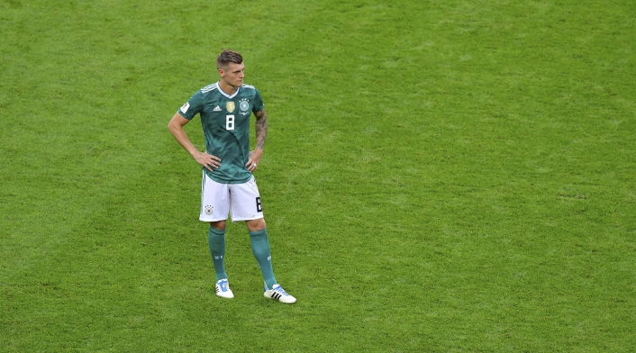 Toni Kroos muestra su decepción tras la eliminación de Alemania de Rusia 2018 Toni Kroos muestra su decepción tras la eliminación de Alemania de Rusia 2018