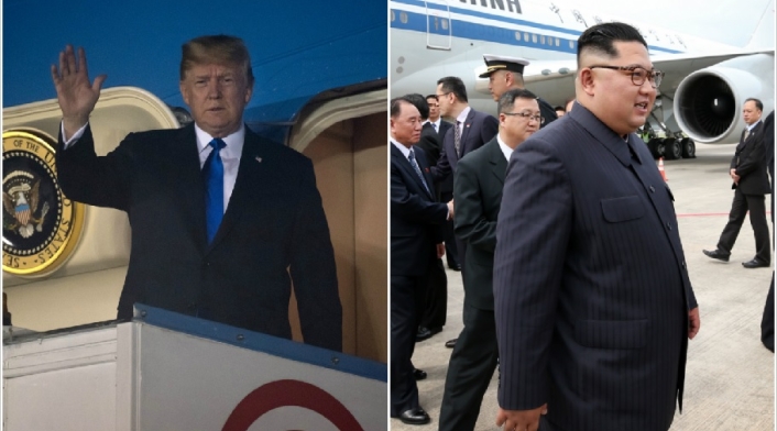 Donald Trump y Kim Jong Un.