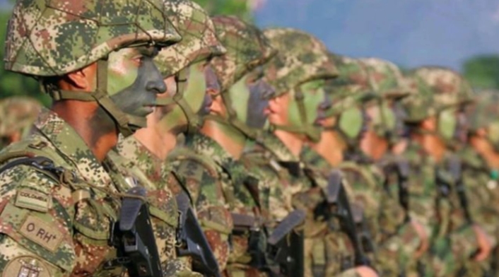 Uniformados del Ejército Nacional