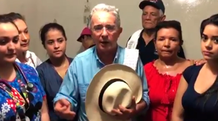 El expresidente Álvaro Uribe en Cesar