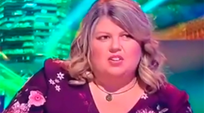 Urzila Carlson, comediante, en el programa en el que ofendió a la Selección Colombia