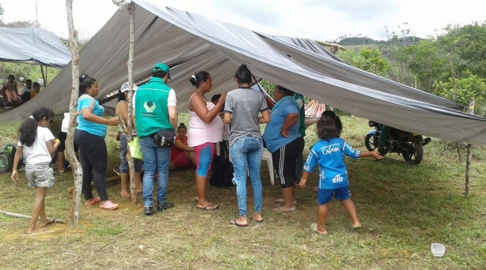 El ICBF ha realizado acompañamiento psicosocial en los albergues. ICBF en Hidruituango