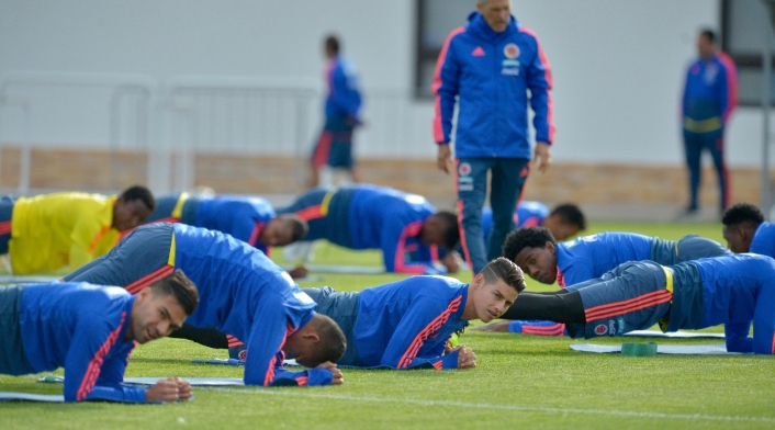 Entrenamientos de la Selección Colombia en Kazán