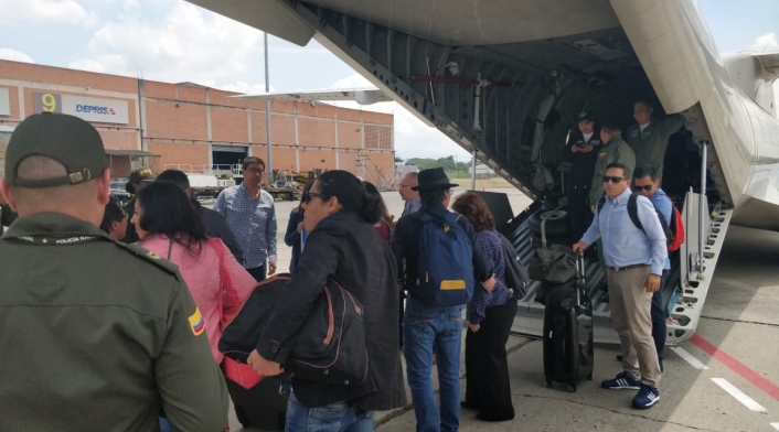 Familiares de periodistas ecuatorianos asesinados están en Cali