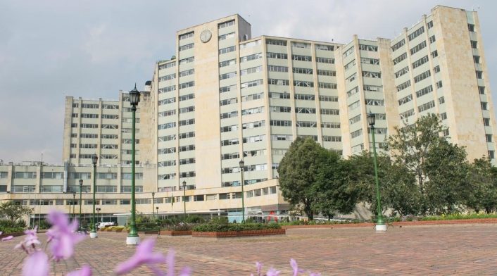 Sede del Hospital Militar, en Bogotá.