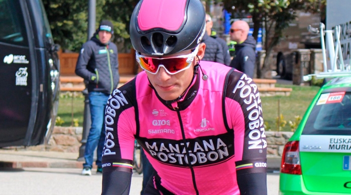Wilmar Paredes, integrante del Manzana Postobón Team Continental Pro