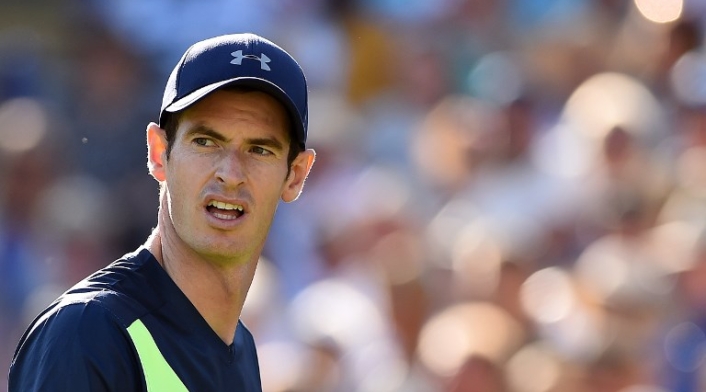 El tenista Andy Murray en su regreso a las canchas después de un año de ausencia por lesión
