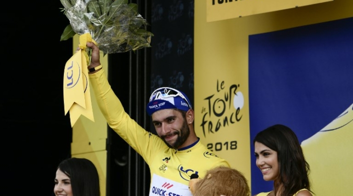 Fernando Gaviria, por la segunda etapa del Tour de Francia Fernando Gaviria, por la segunda etapa del Tour de Francia