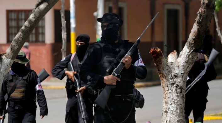 Presencia de grupos paramilitares en Masaya, Nicaragua.