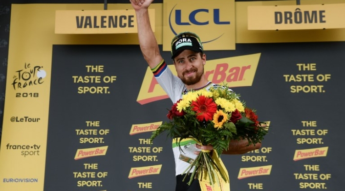 Peter Sagan conquistó la etapa 13 de la competencia Peter Sagan conquistó la etapa 13 de la competencia