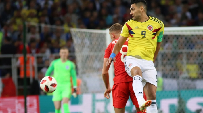 Radamel Falcao anotó un tanto en el Mundial de Rusia 2018 Radamel Falcao anotó un tanto en el Mundial de Rusia 2018