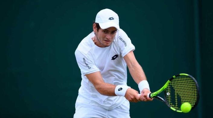 Nicolás Mejía en los cuartos de final de Wimbledon