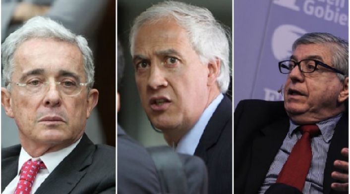 Álvaro Uribe, Samuel Moreno y César Gaviria Álvaro Uribe, Samuel Moreno y César Gaviria