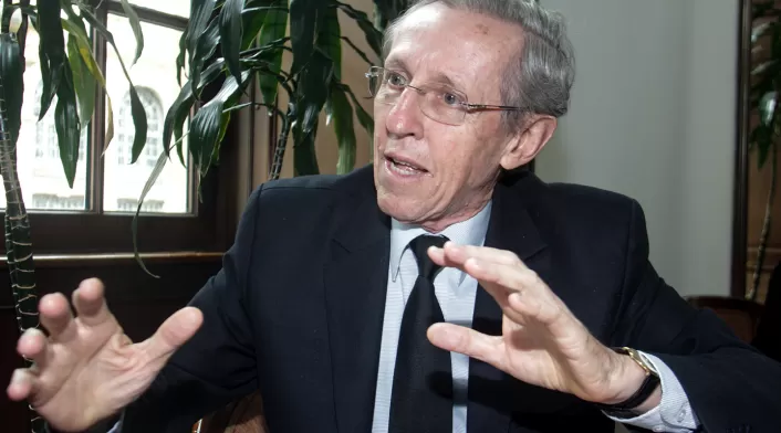 El exministro Antonio Navarro Wolff.