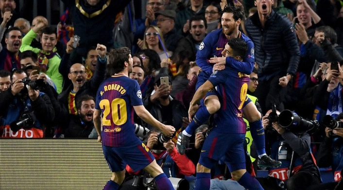 Barcelona Sergi Messi Suárez