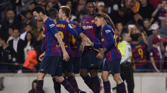 Yerry Mina tuvo poca continuidad en el Barcelona la temporada pasada