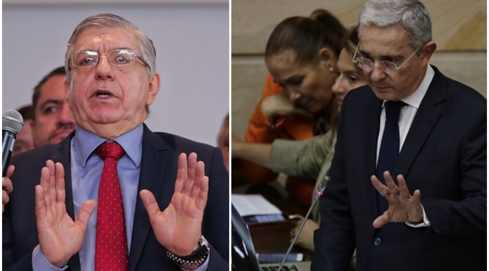 Expresidentes César Gaviria y Álvaro Uribe