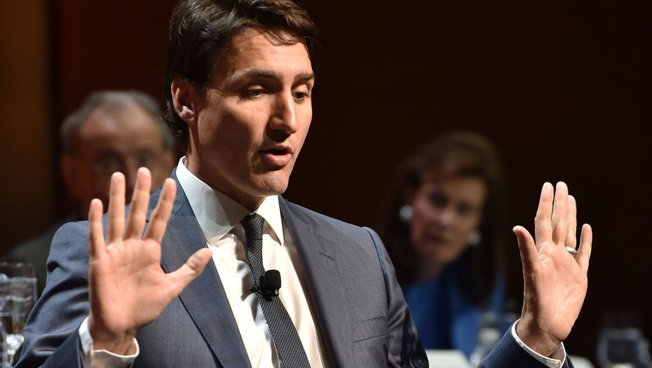 El primer ministro de Canadá, Justin Trudeau.