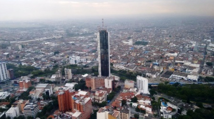 Vista panorámica de Cali.