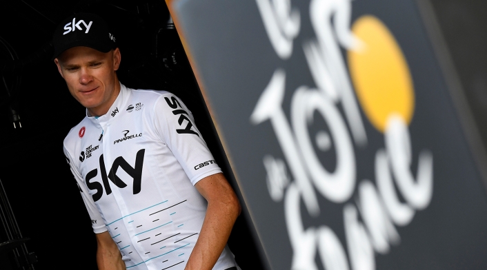 Chris Froome, ciclista británico al servicio de Sky