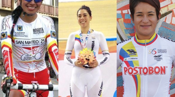Cilcistas colombianas del Giro Rosa Cilcistas colombianas del Giro Rosa