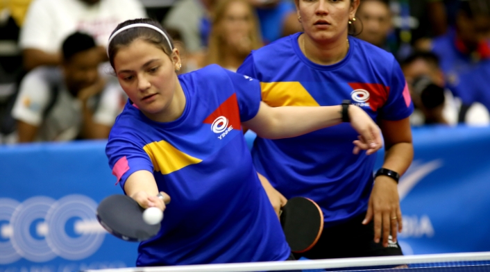 Colombia vs México – Tenis de Mesa Dobles Femenino