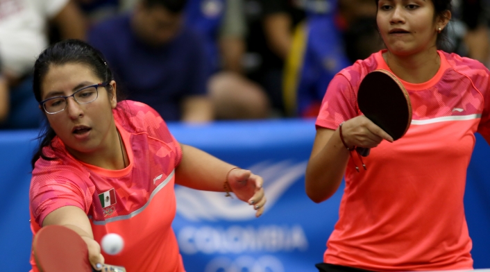Colombia vs México – Tenis de Mesa Dobles Femenino