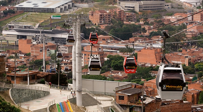 Comuna 13 de Medellín.