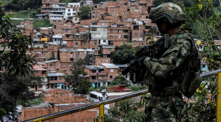 Comuna 13 de Medellín.