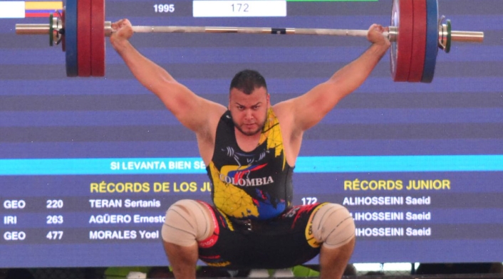 Santiago Cossio ganó medalla de oro para Colombia en Levantamiento de Pesas