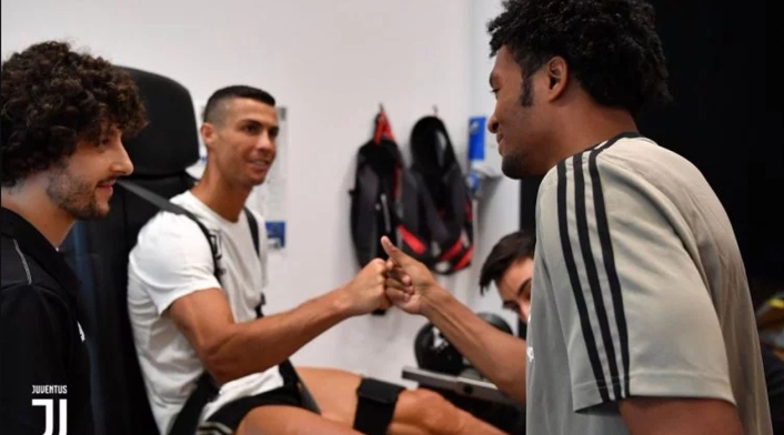 Cristiano Ronaldo y Juan Guillermo Cuadrado