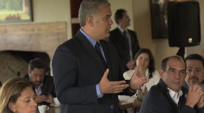 Iván Duque y sus ministros