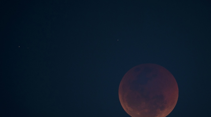 Eclipse en Copacabana, Brasil
