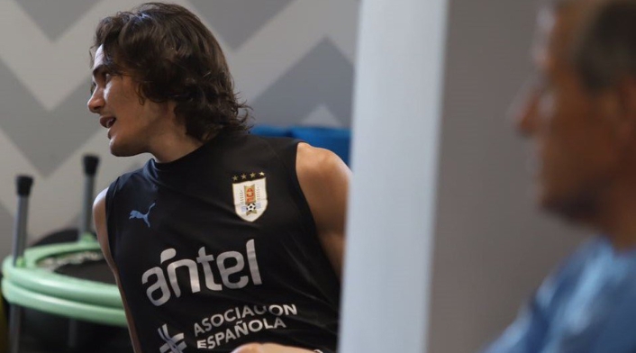 Edinson Cavani, delantero de Uruguay