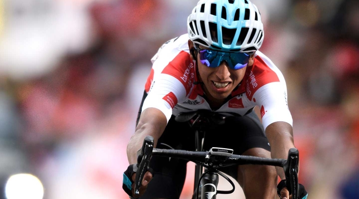 Egan Bernal se prepara para el Tour de Francia
