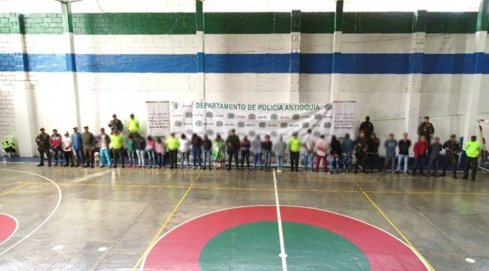 Los capturados, integrantes de la banda El Salto, trabajaban para el Clan del Golfo.