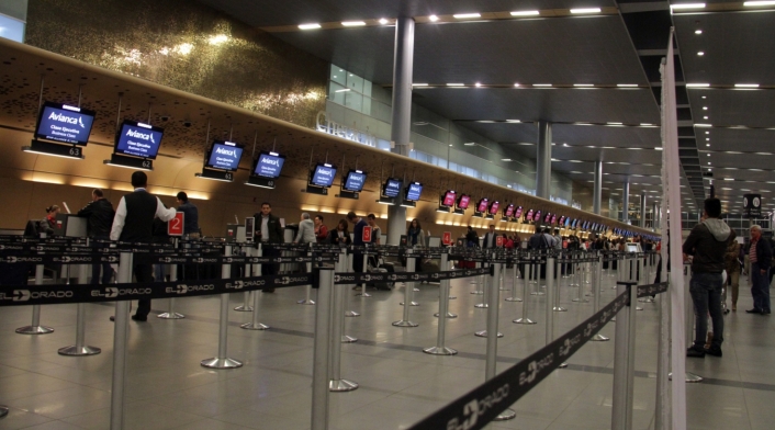 Aeropuerto El Dorado.