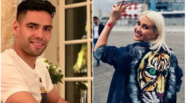 Falcao García y su esposa Lorelei Tarón Falcao García y su esposa Lorelei Tarón