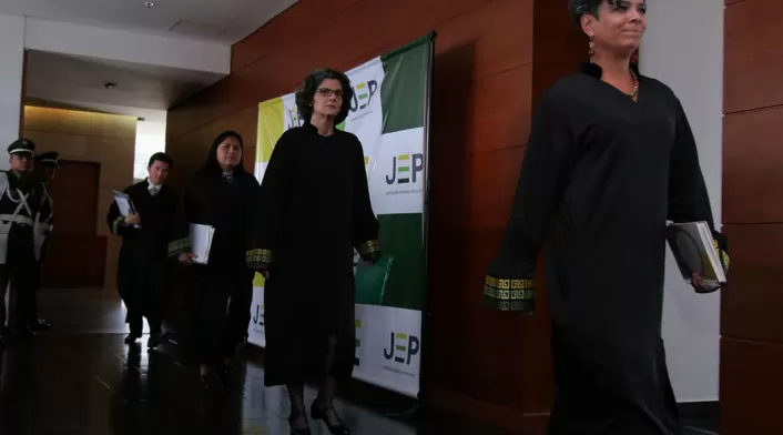 Los magistrados de la JEP