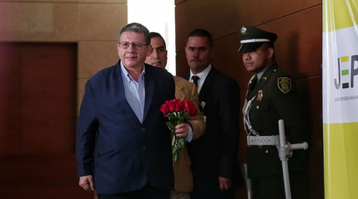 Pablo Catatumbo, miembro de las Farc, ante la JEP