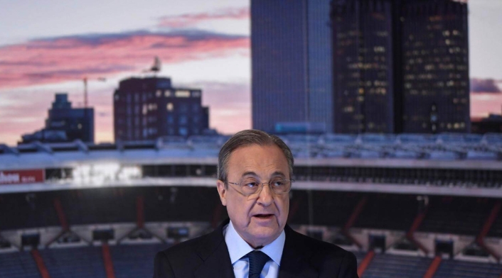 Florentino Pérez, presidente del Real Madrid