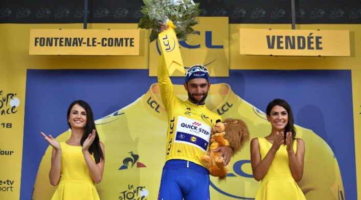 El colombiano se instaló en lo más alto del podio francés
