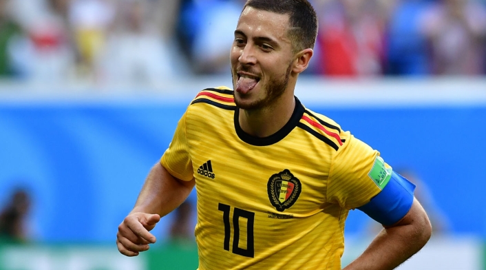 Eden Hazard fue la figura de Bélgica en Rusia 2018