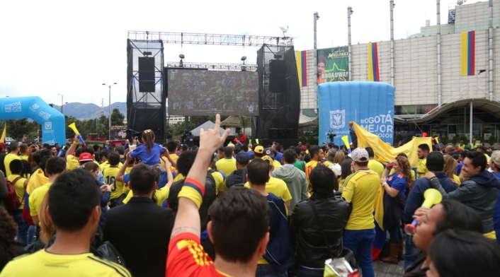 Hinchas Colombia