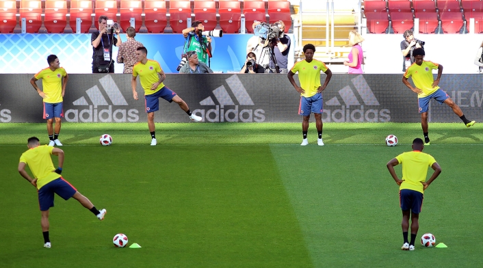 Selección Colombia en entrenamiento 3