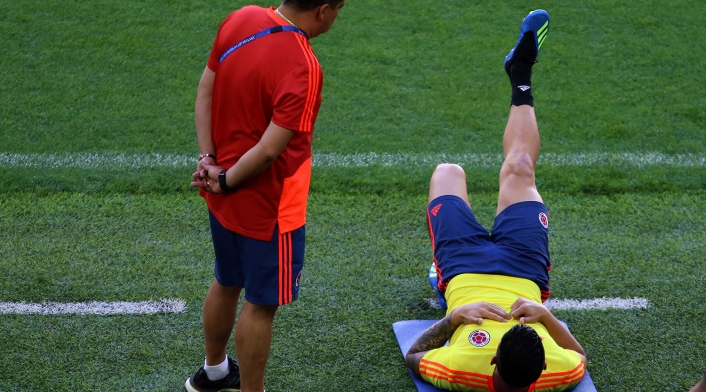Selección Colombia en entrenamiento 4