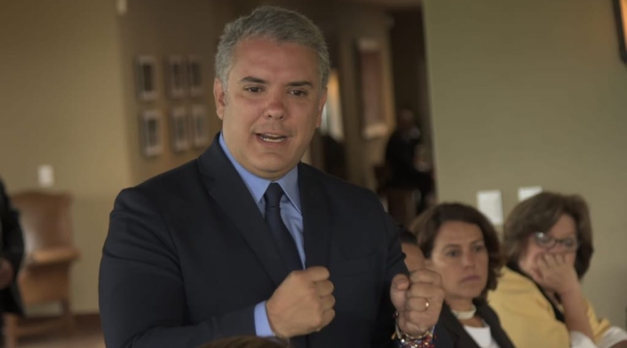El presidente Iván Duque