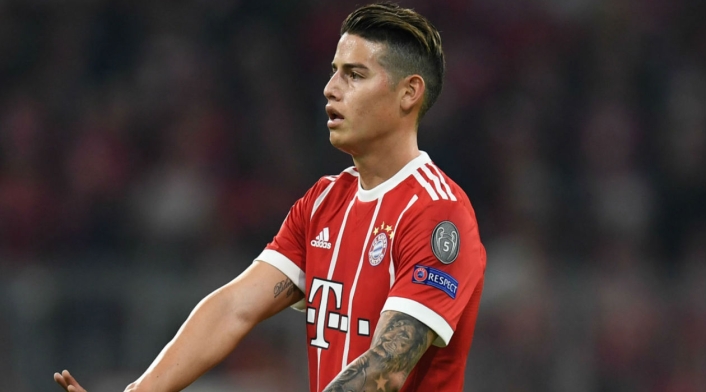 James Rodríguez, jugador del Bayern