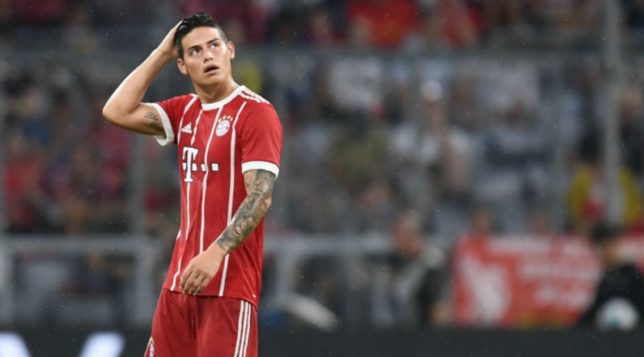 James Rodríguez, jugador colombiano del Bayern Múnich