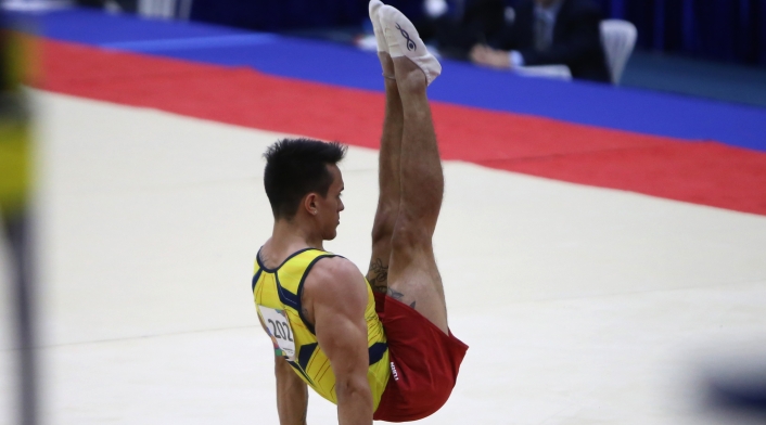 Jossimar Calvo ganó oro y plata en el cierre de la gimnasia en los Centroamericanos